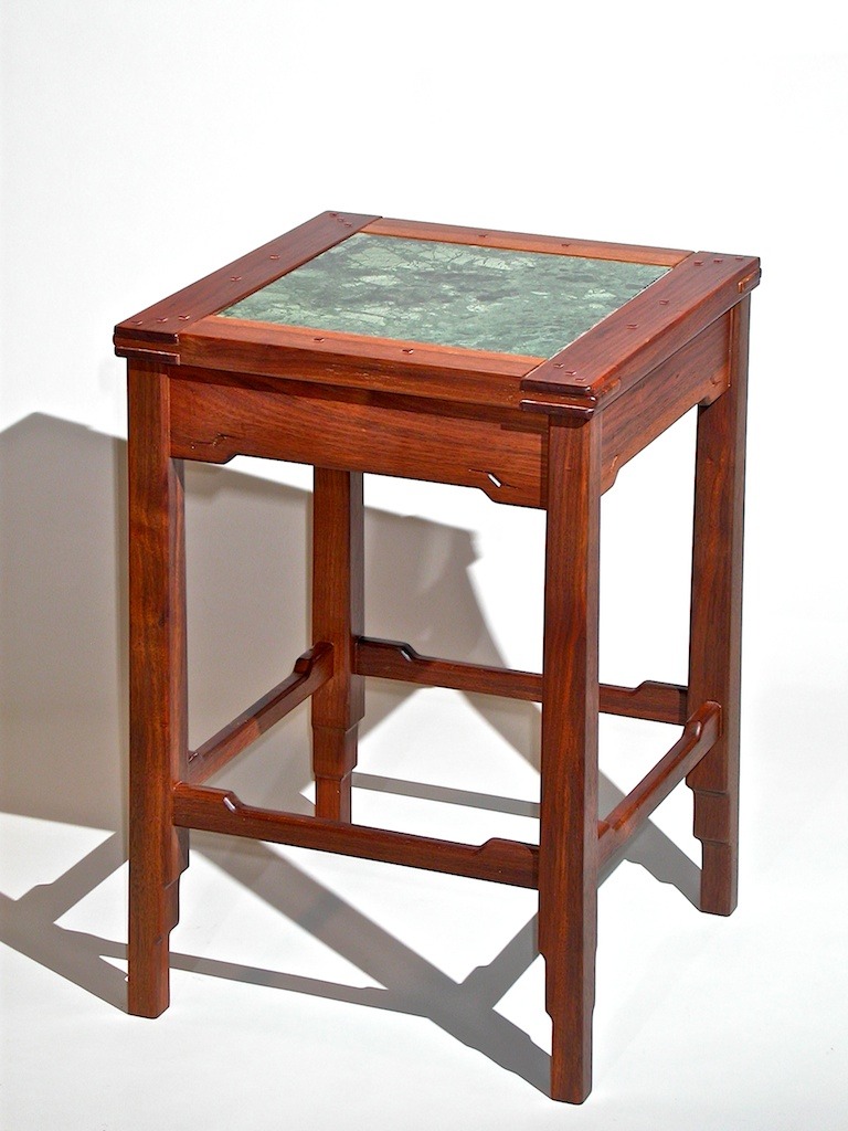 green  green style fern stand in black walnut with marble top plate.jpg