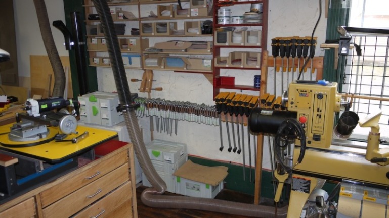 it takes lots of clamps to build fine furniture.  the longer ones are stored in the finish room..jpg