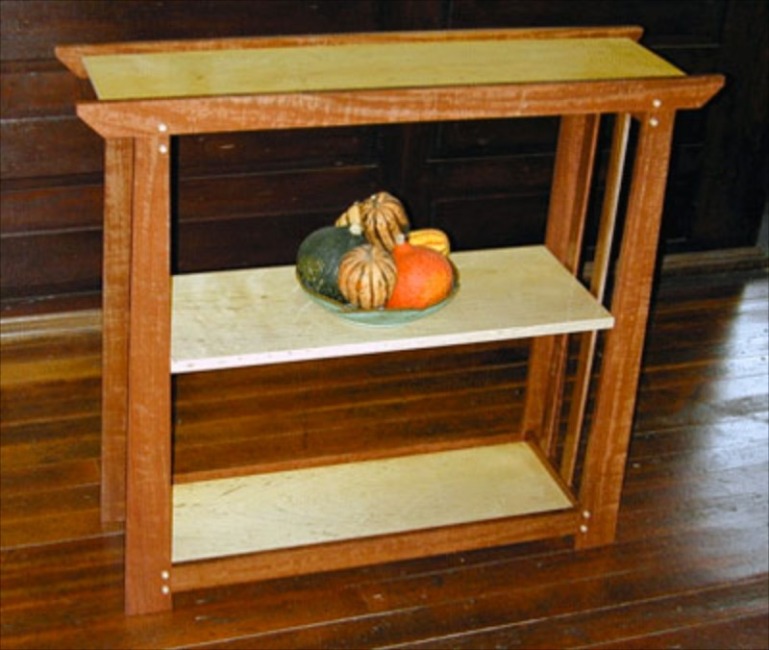 three shelf unit in maple  buginga with maple jewel details.jpg
